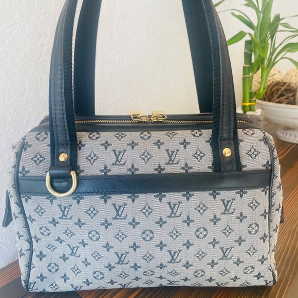 EUC Louis Vuitton Mini Monogram Josephine - Navy Blue - Picture 3 of 14
